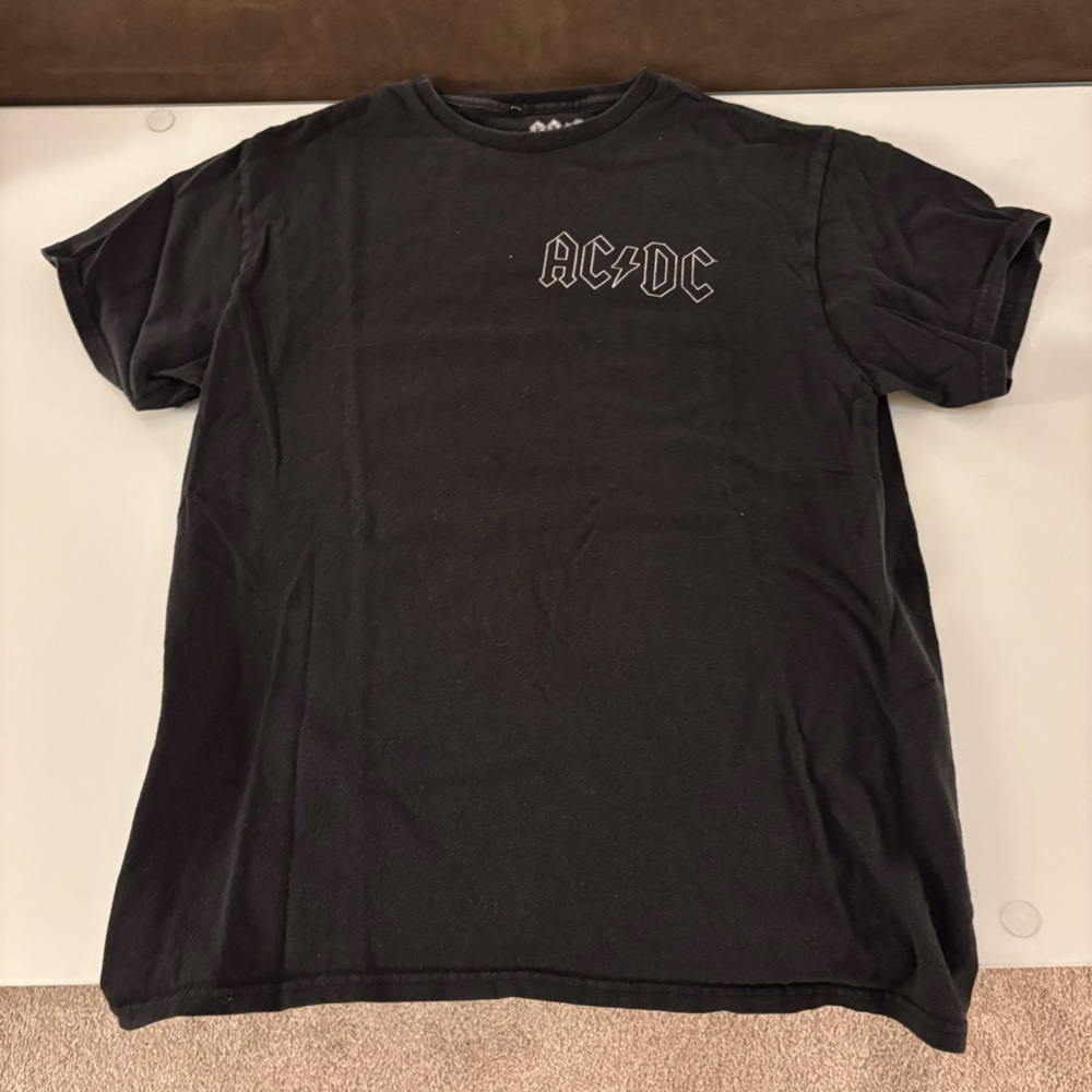 AC/DC Black Graphic Tee